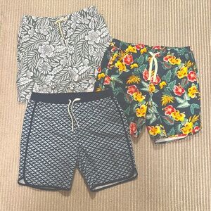 3 Boys Fair Harbor Swim Trunks XL